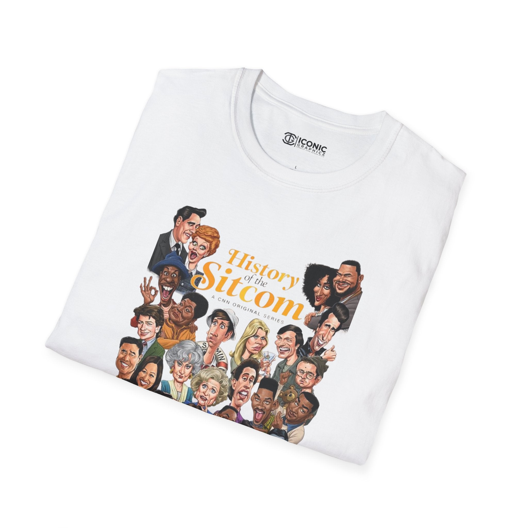 History of sitcom Unisex Softstyle T-Shirt - IGZ Clothing 