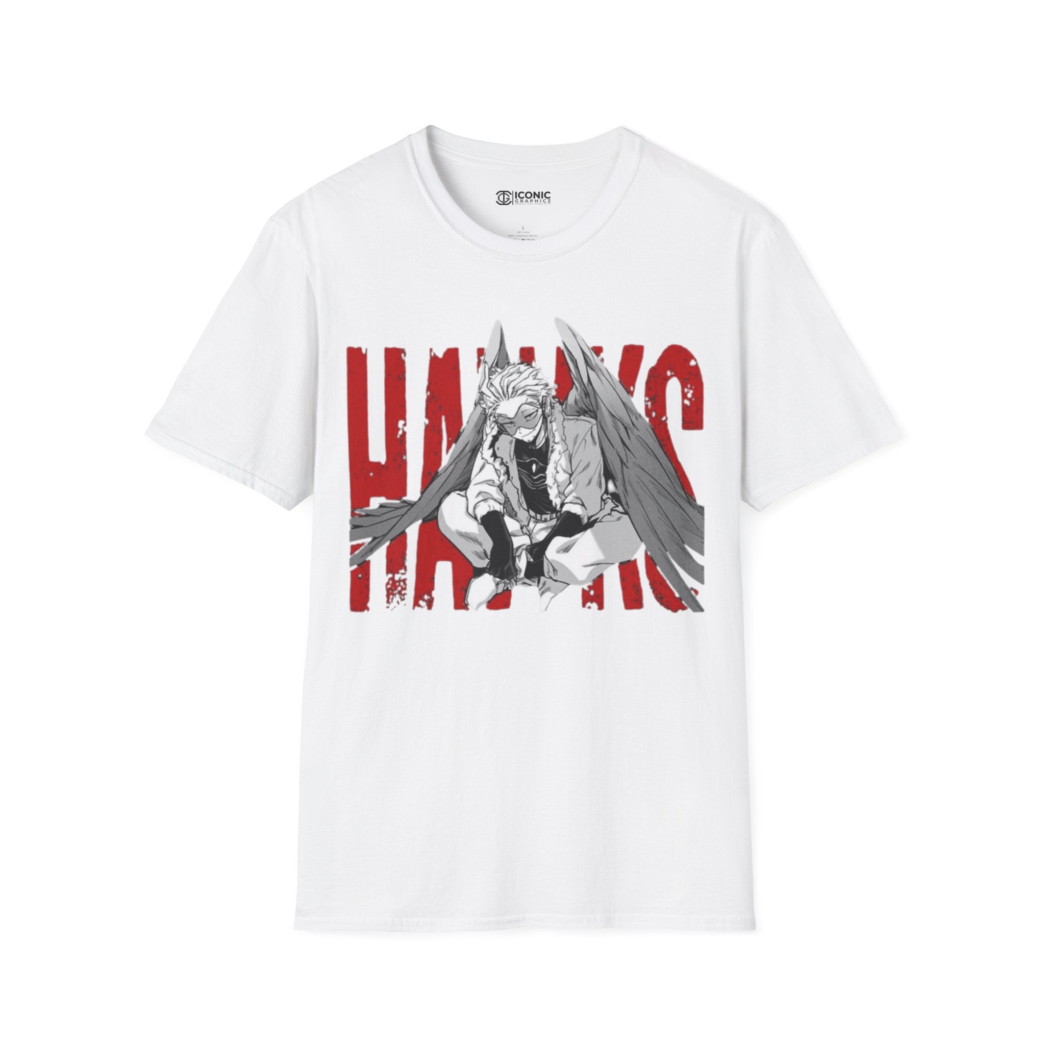 Hawks Unisex Softstyle T-Shirt - IGZ Clothing 