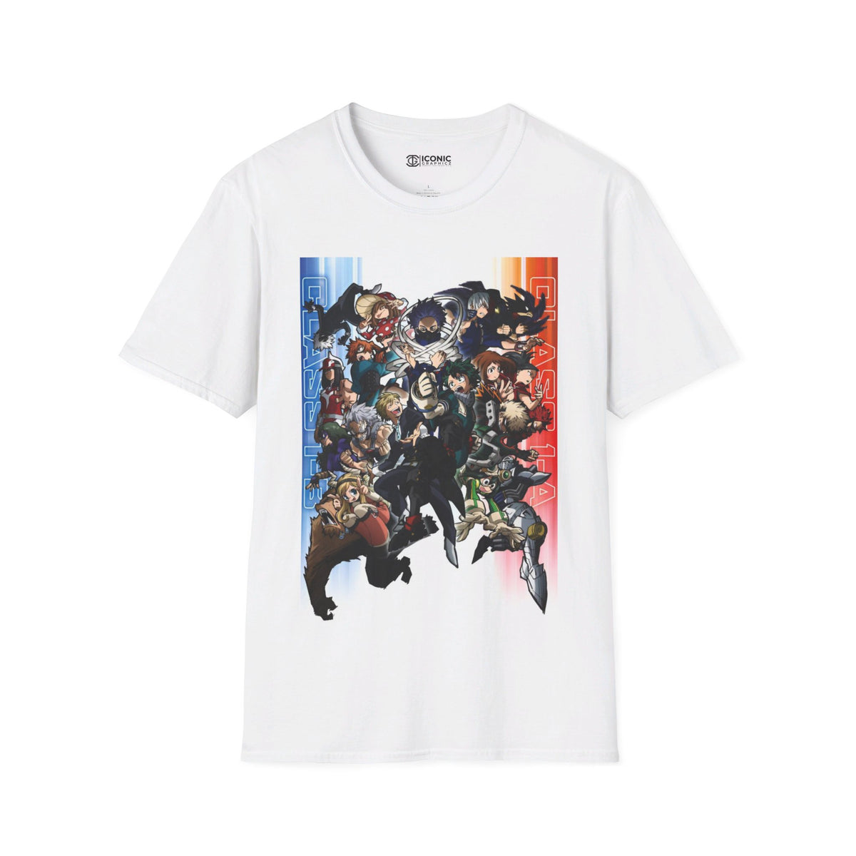 Class 1-A My Hero Academia Unisex Softstyle T-Shirt - IGZ Clothing 