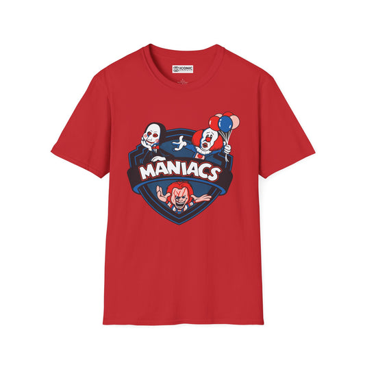 Maniacs Unisex Softstyle T-Shirt - IGZ Clothing 