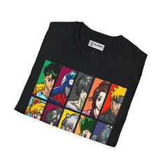 Anime Heros Unisex Softstyle T-Shirt - IGZ Clothing 