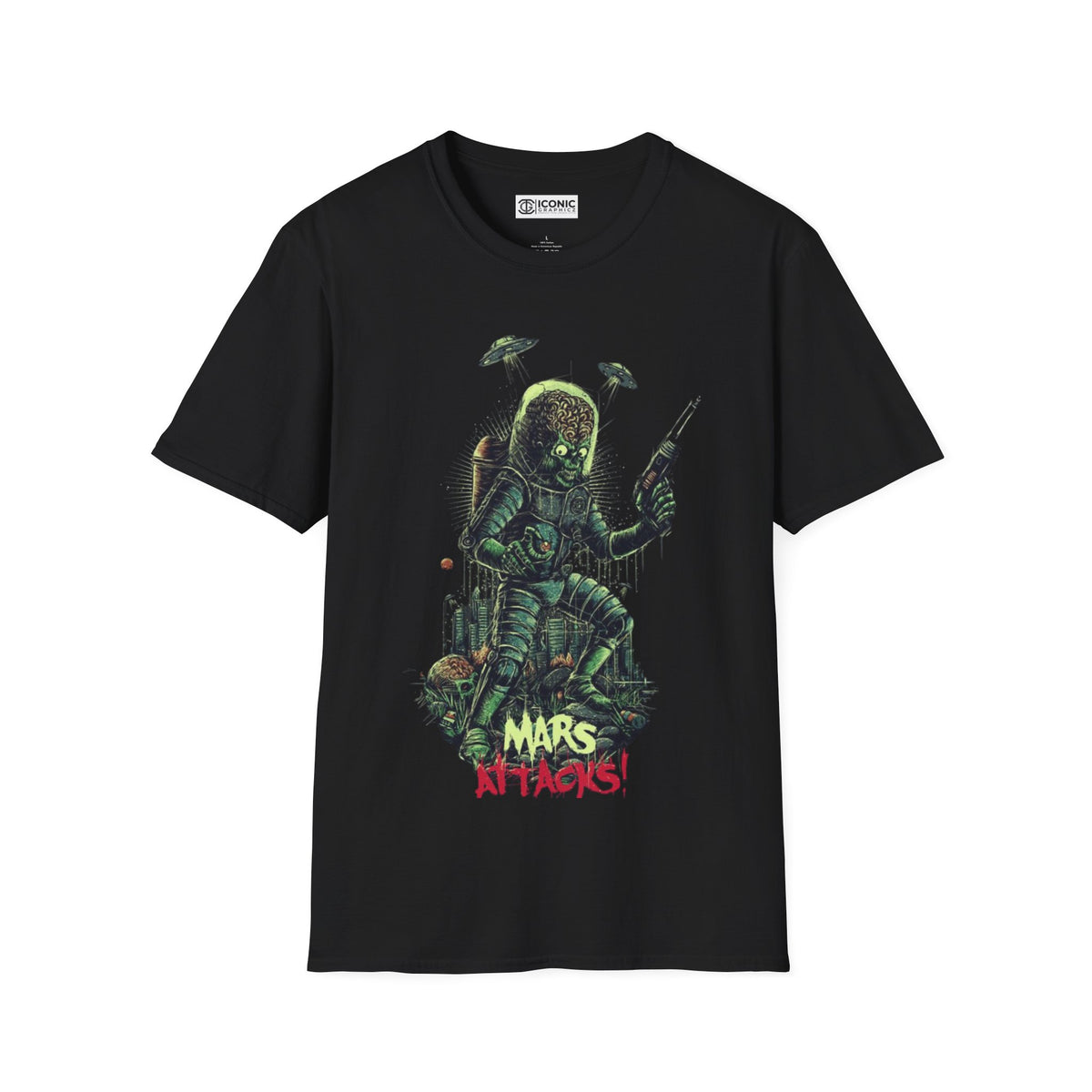 Mars Attack Unisex Softstyle T-Shirt