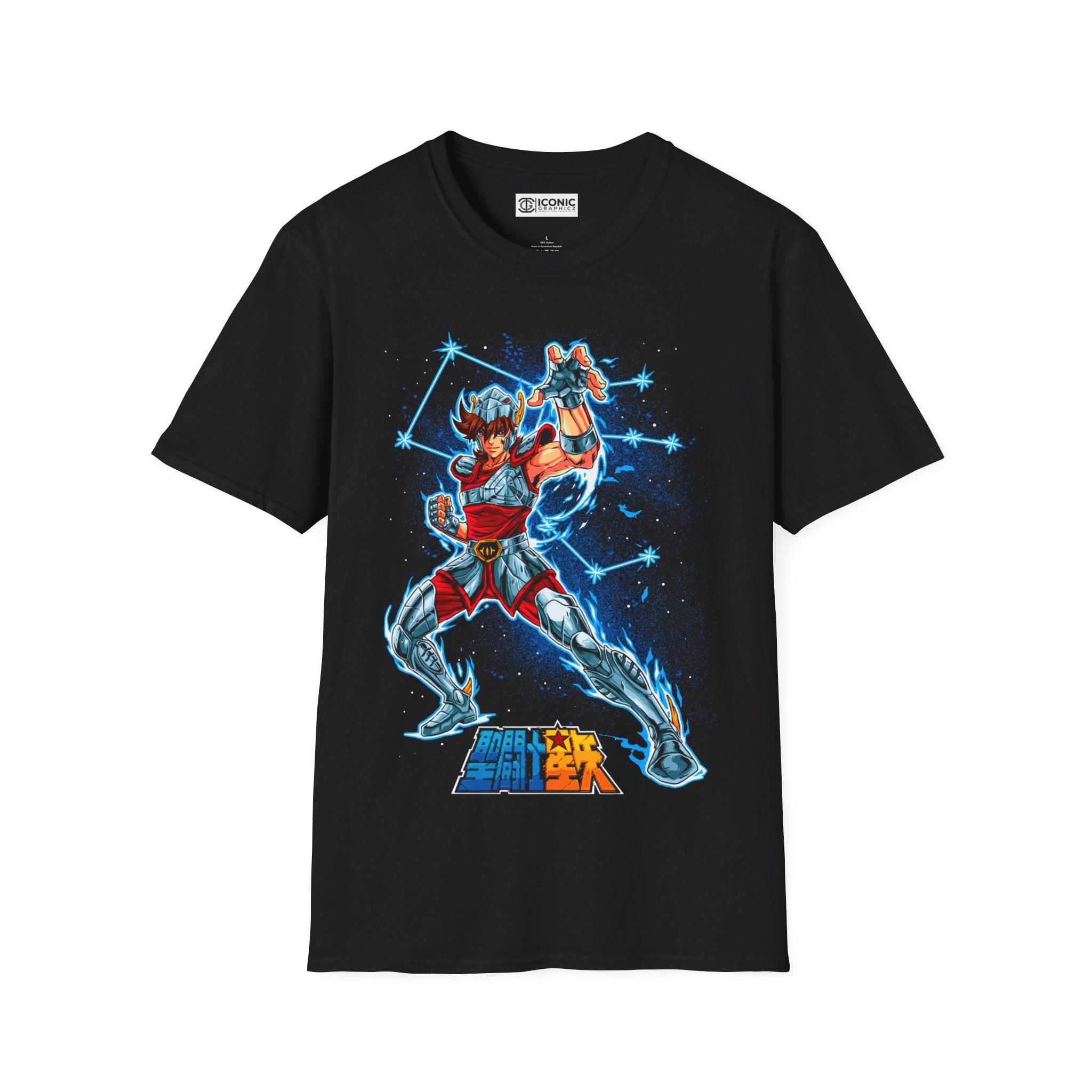 Pegasus Seiya Unisex Softstyle T-Shirt - IGZ Clothing 