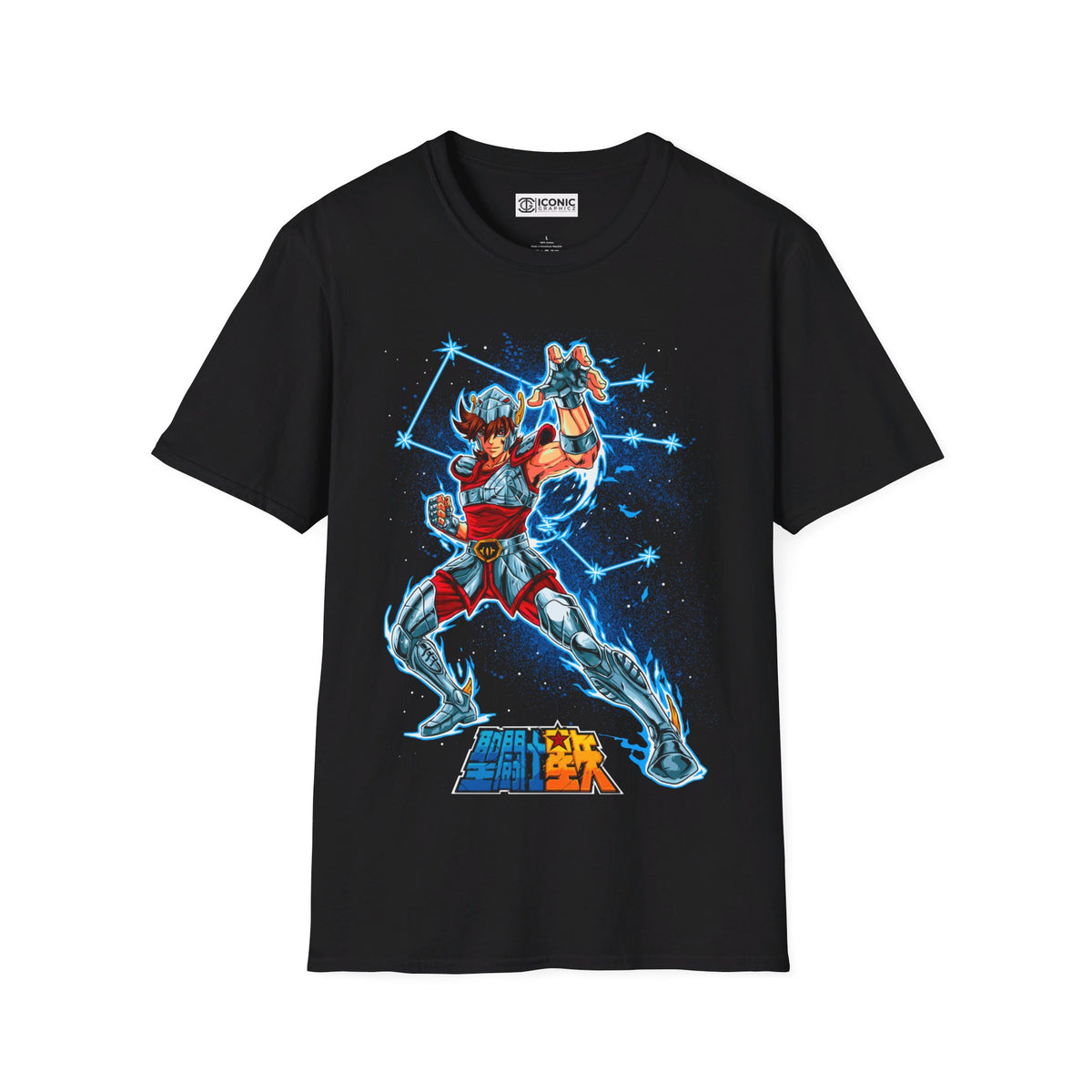 Pegasus Seiya Unisex Softstyle T-Shirt - IGZ Clothing 