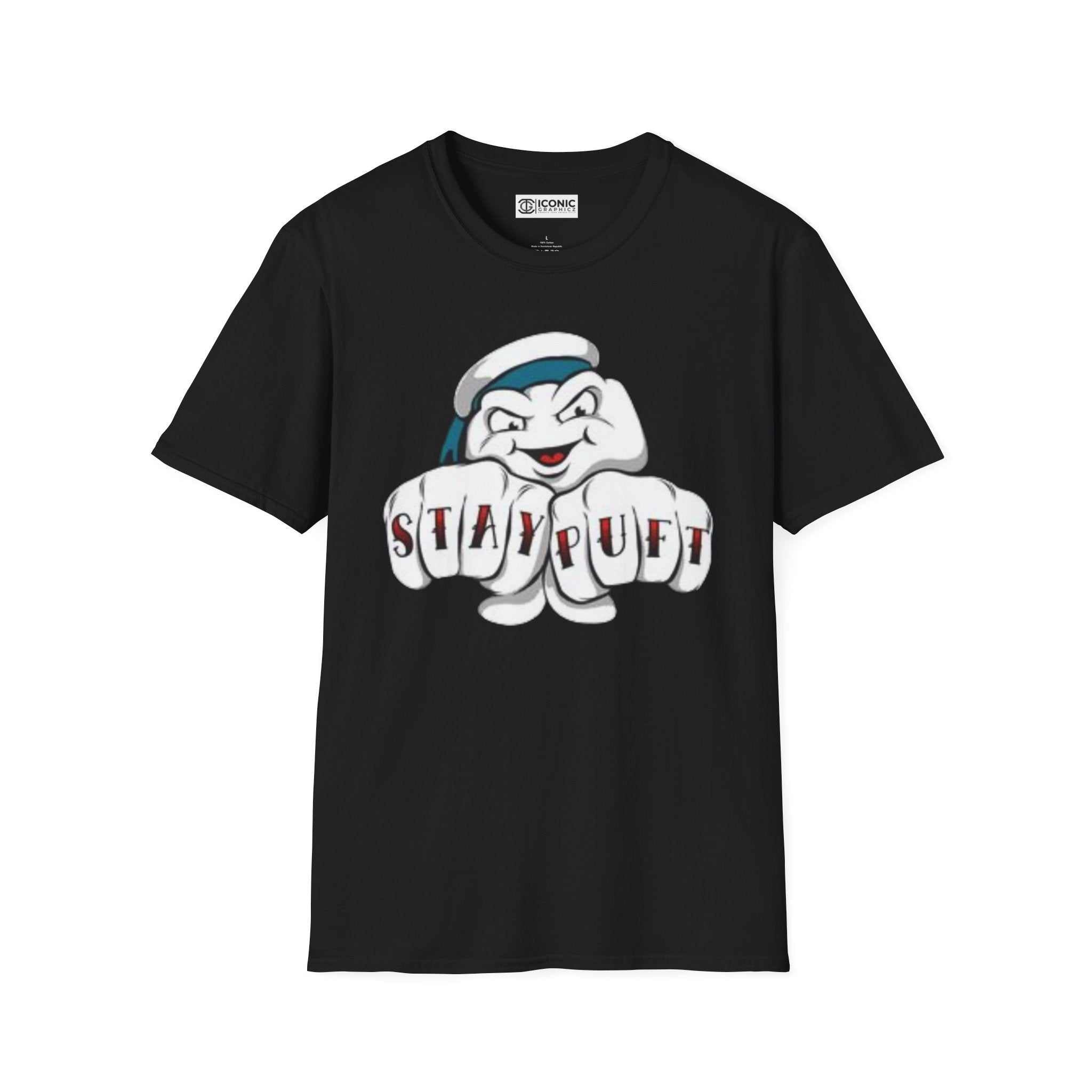 Marshmallow Man Unisex Softstyle T-Shirt - IGZ Clothing 