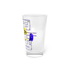 Pac Man Pint Glass, 16oz - IGZ Clothing 