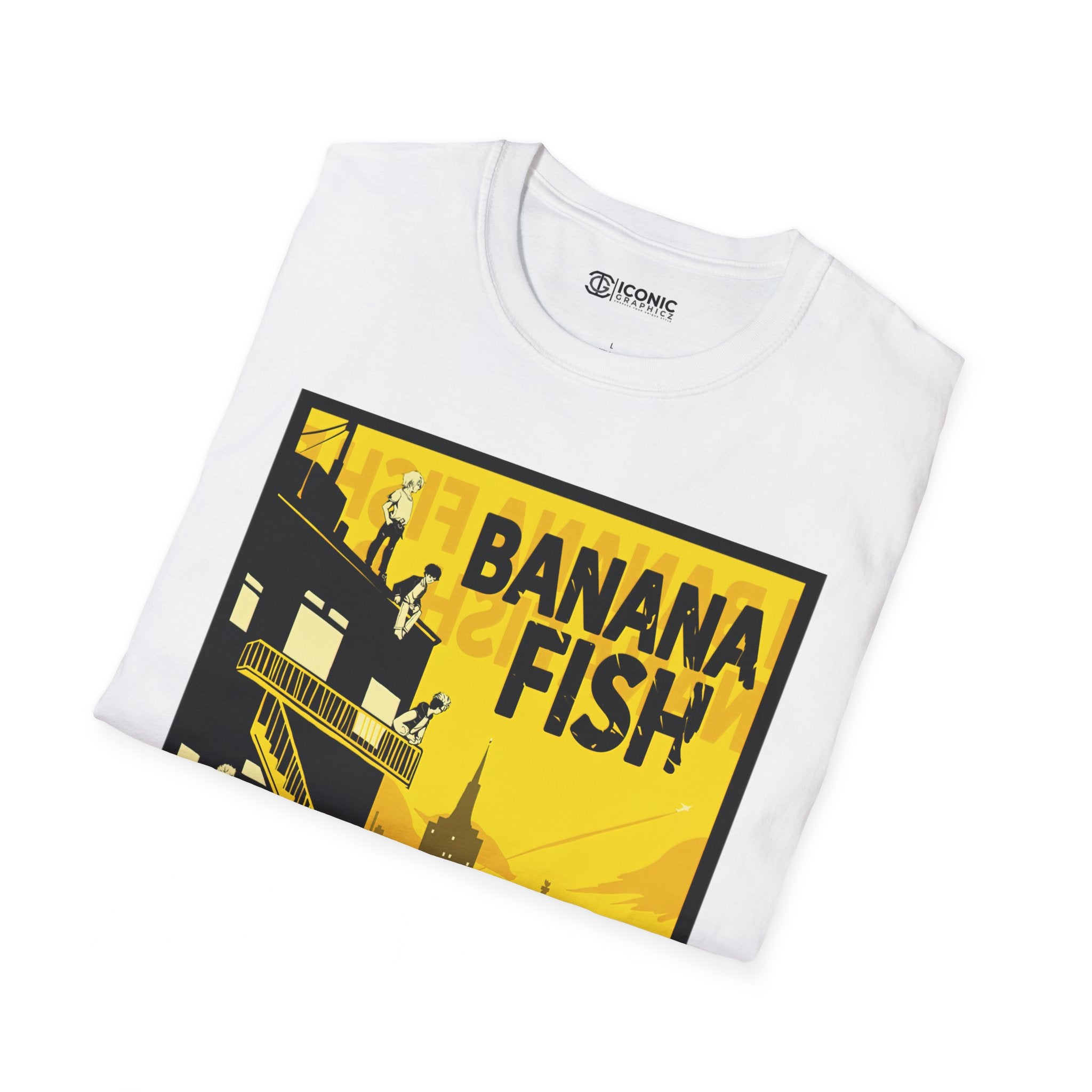 Banana Fish Unisex Softstyle T-Shirt - IGZ Clothing 