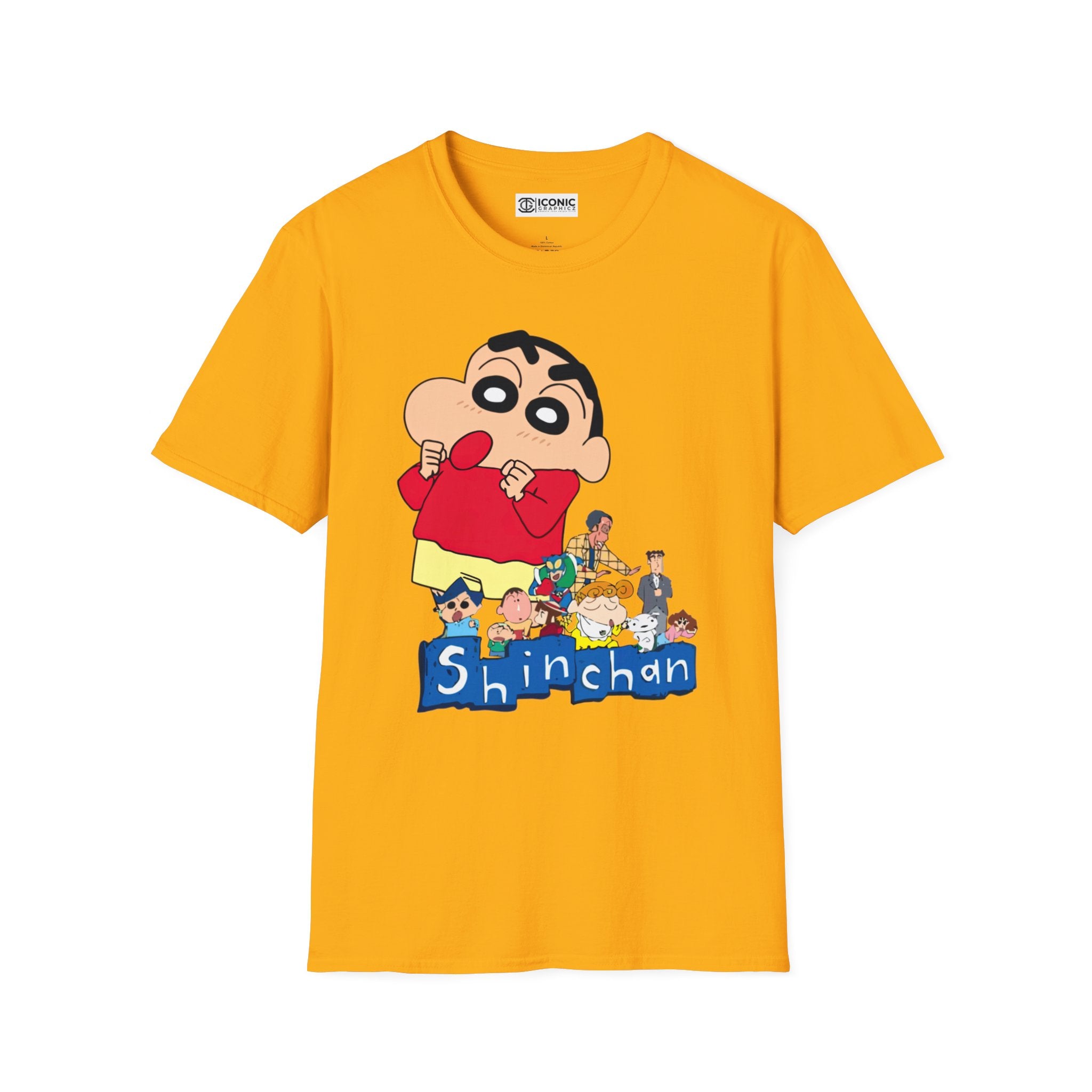 Shinchan Unisex Softstyle T-Shirt - IGZ Clothing 