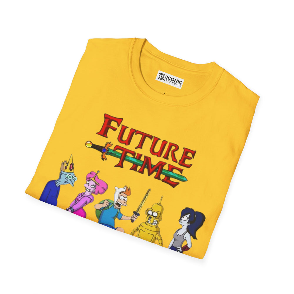 Futurama and Adventure time parody T-Shirt - 