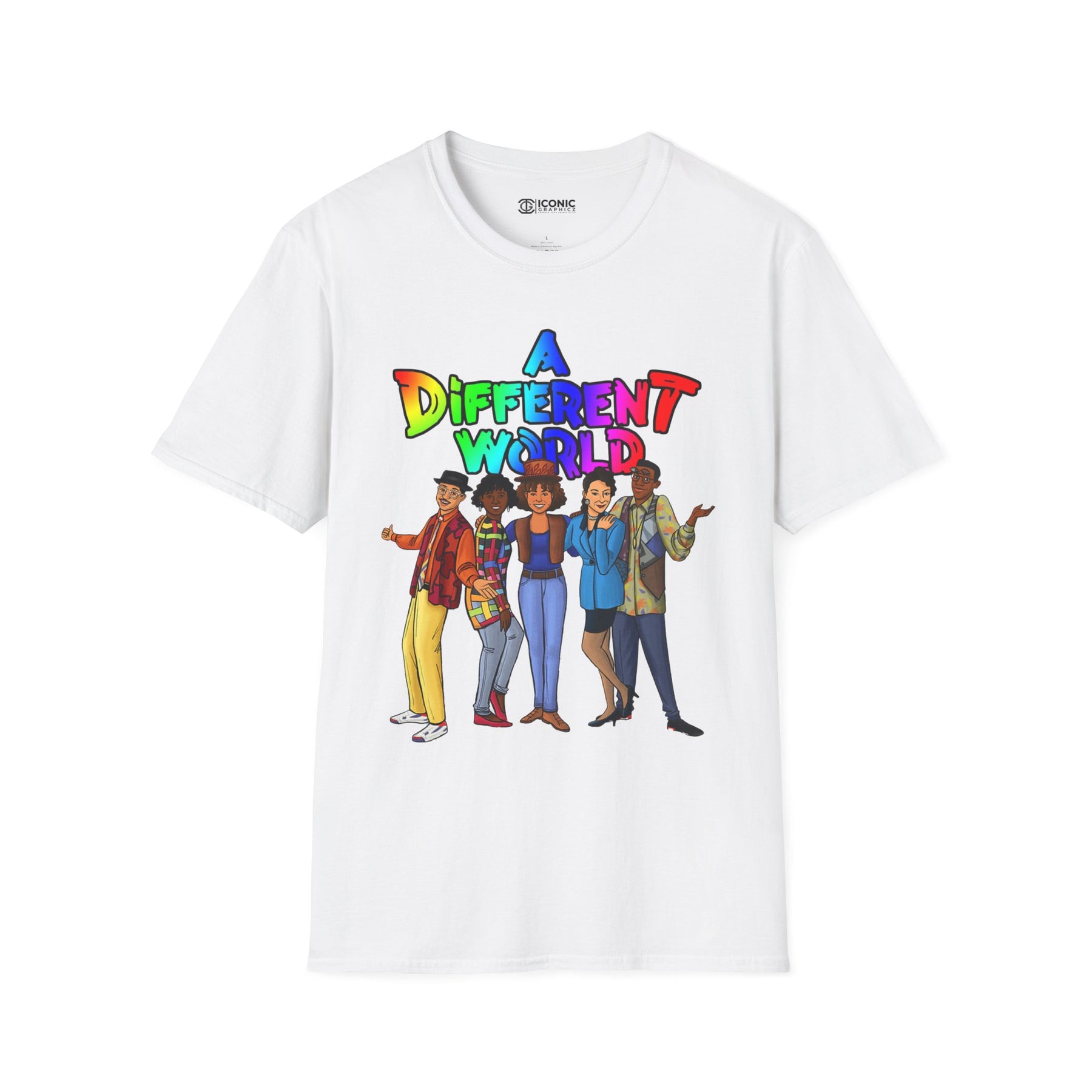 A Different World Unisex Softstyle T-Shirt - IGZ Clothing 