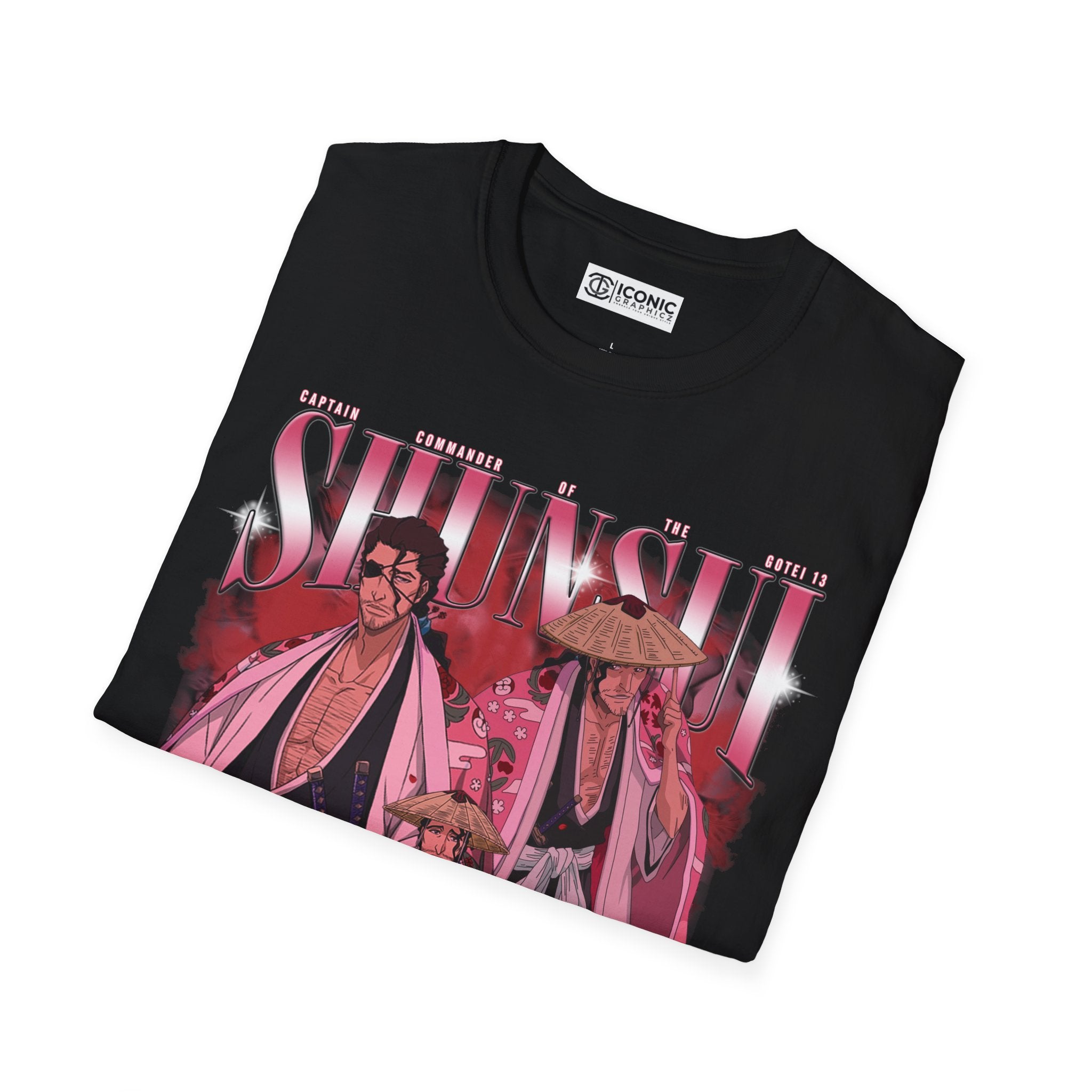 Shunsui Kyoraku Unisex Softstyle T-Shirt - IGZ Clothing 