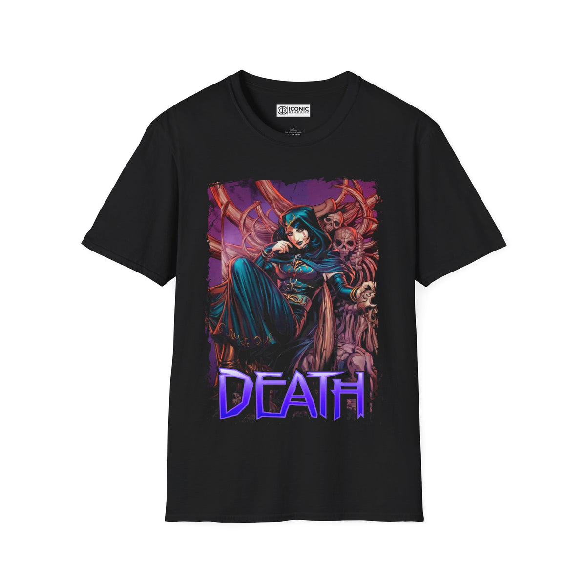 Death Unisex Softstyle T-Shirt - IGZ Clothing 