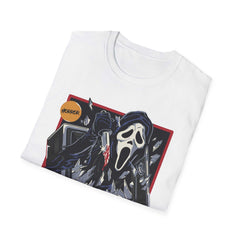 Ghost Face Unisex Softstyle T-Shirt - IGZ Clothing 