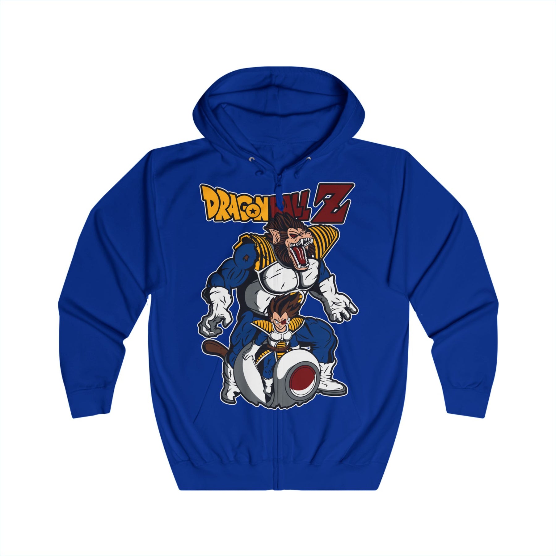 Vegeta DragonBall Z Unisex Full Zip Hoodie