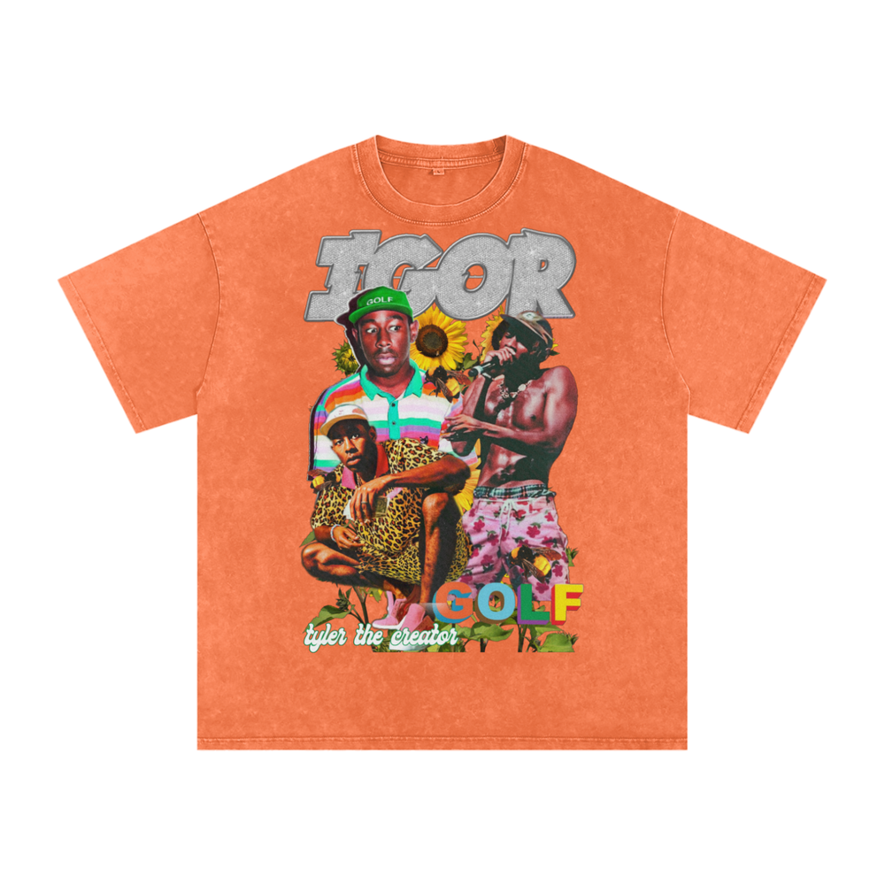 Tyler The Creator Acid Wash Oversize T-Shirt