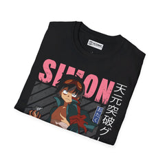 Gurren Lagann Simon Unisex Softstyle T-Shirt - IGZ Clothing 