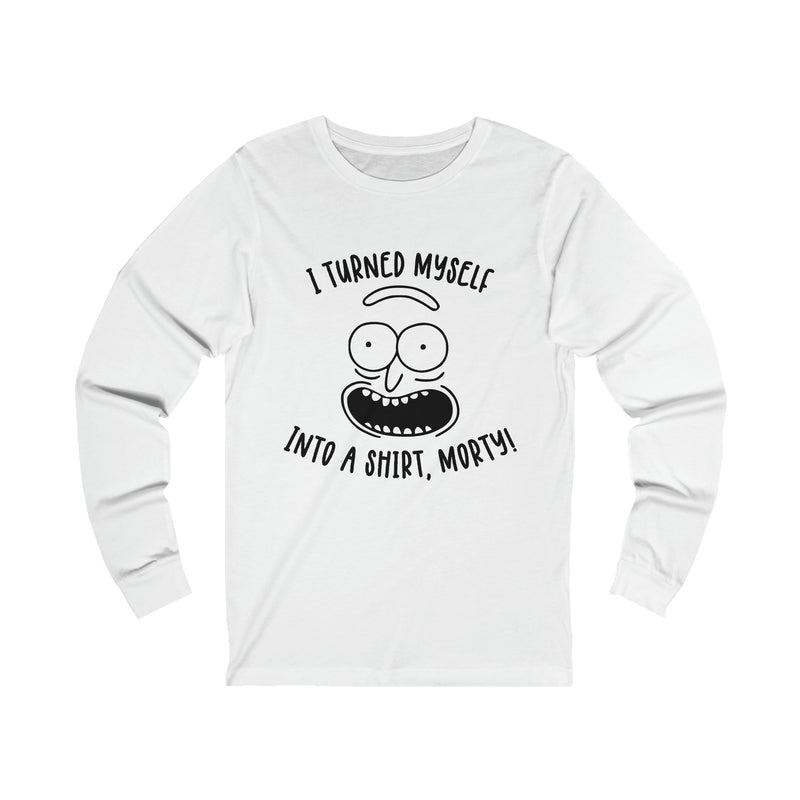 Rick and Morty Unisex Jersey Long Sleeve Tee - IGZ Clothing 