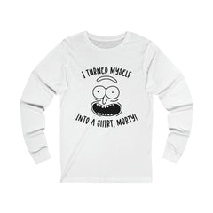 Rick and Morty Unisex Jersey Long Sleeve Tee - IGZ Clothing 