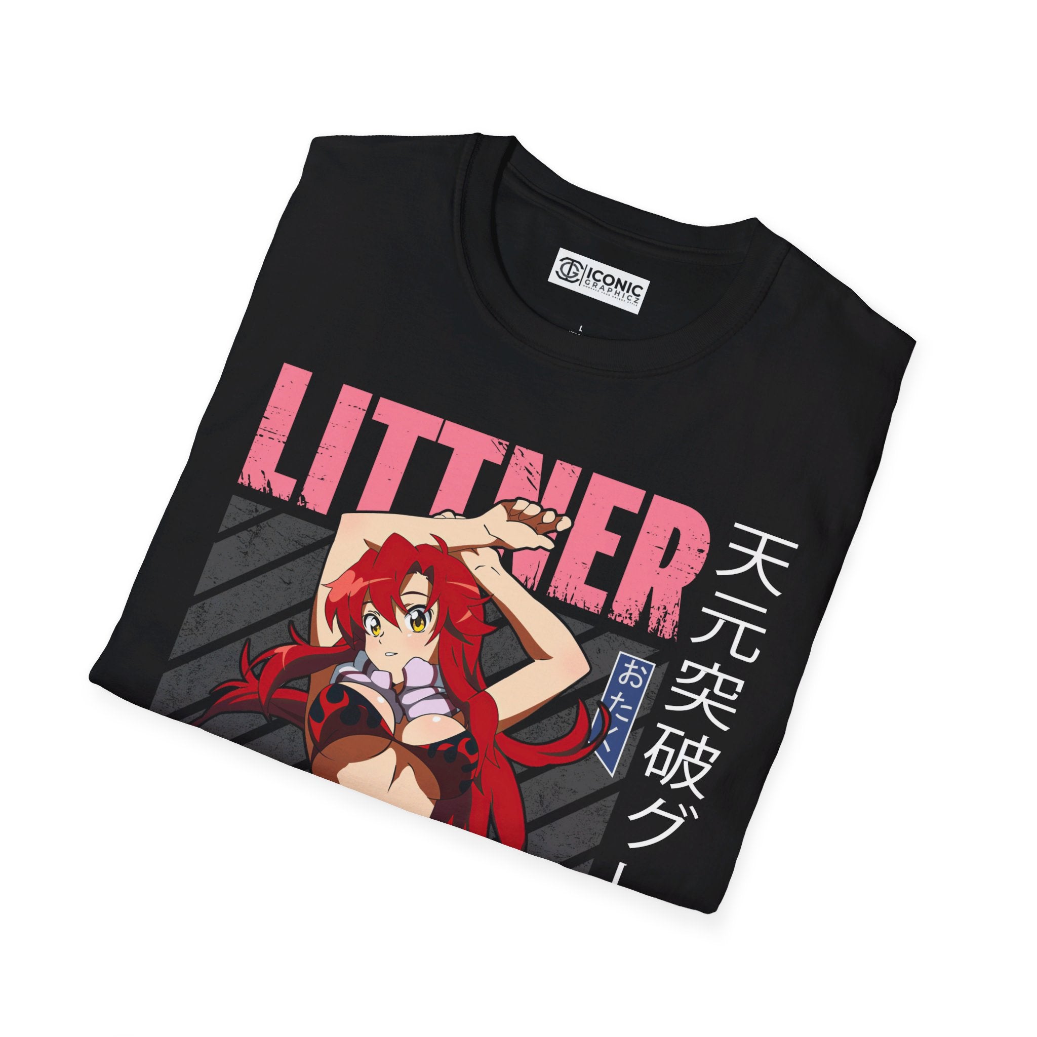 Gurren Lagann Yoko Unisex Softstyle T-Shirt - IGZ Clothing 