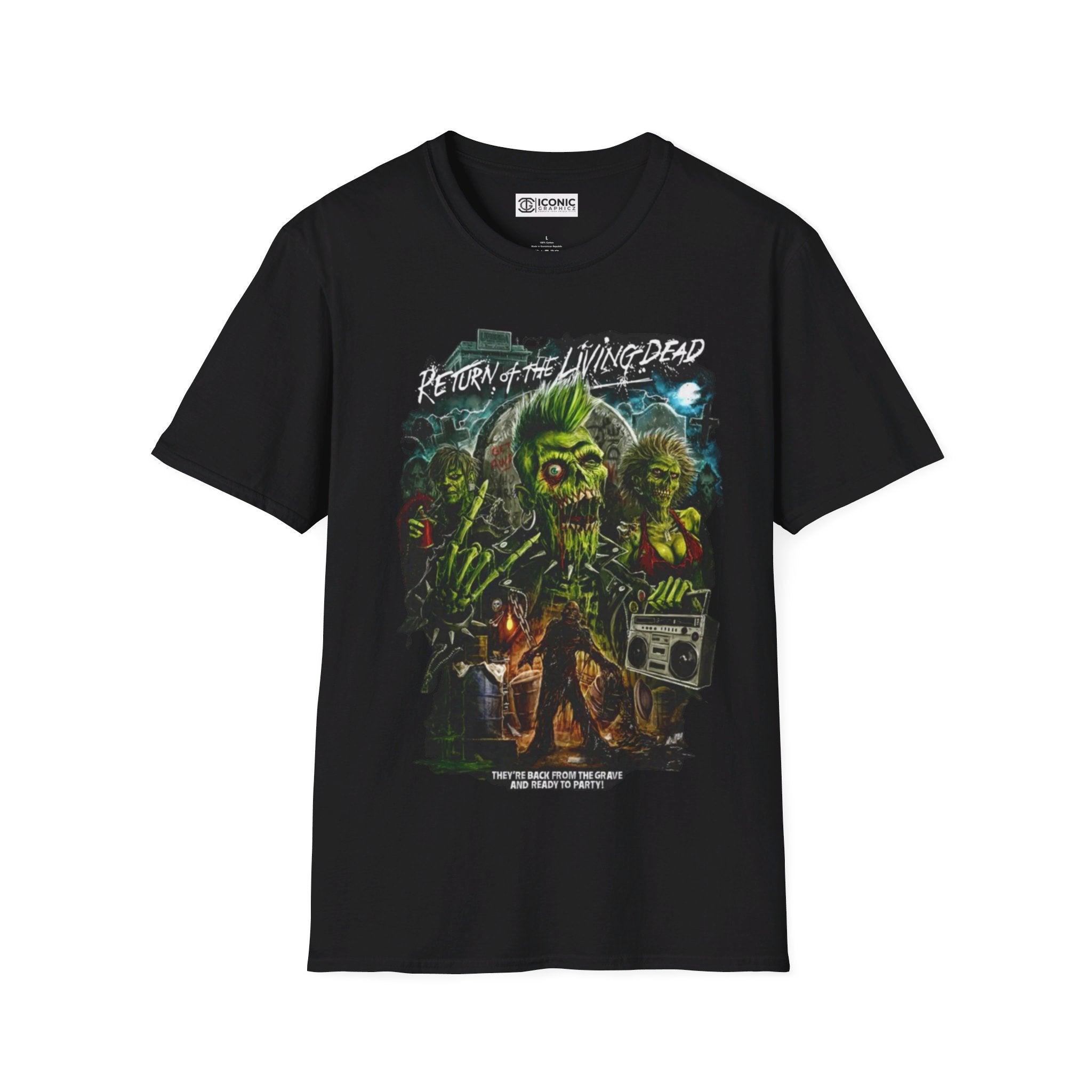 Return of the living dead Unisex Softstyle T-Shirt - IGZ Clothing 