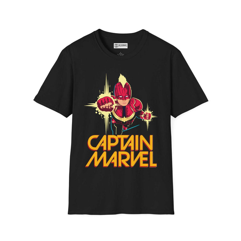 Captain Marvel Unisex Softstyle T-Shirt - IGZ Clothing 