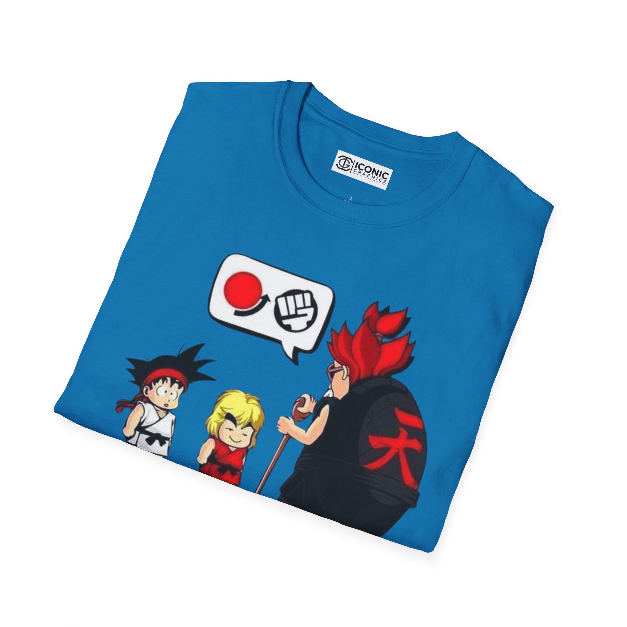 Dragonball and Streetfighter parody T-Shirt