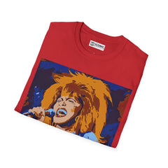 Tina Turner Unisex Softstyle T-Shirt - IGZ Clothing 