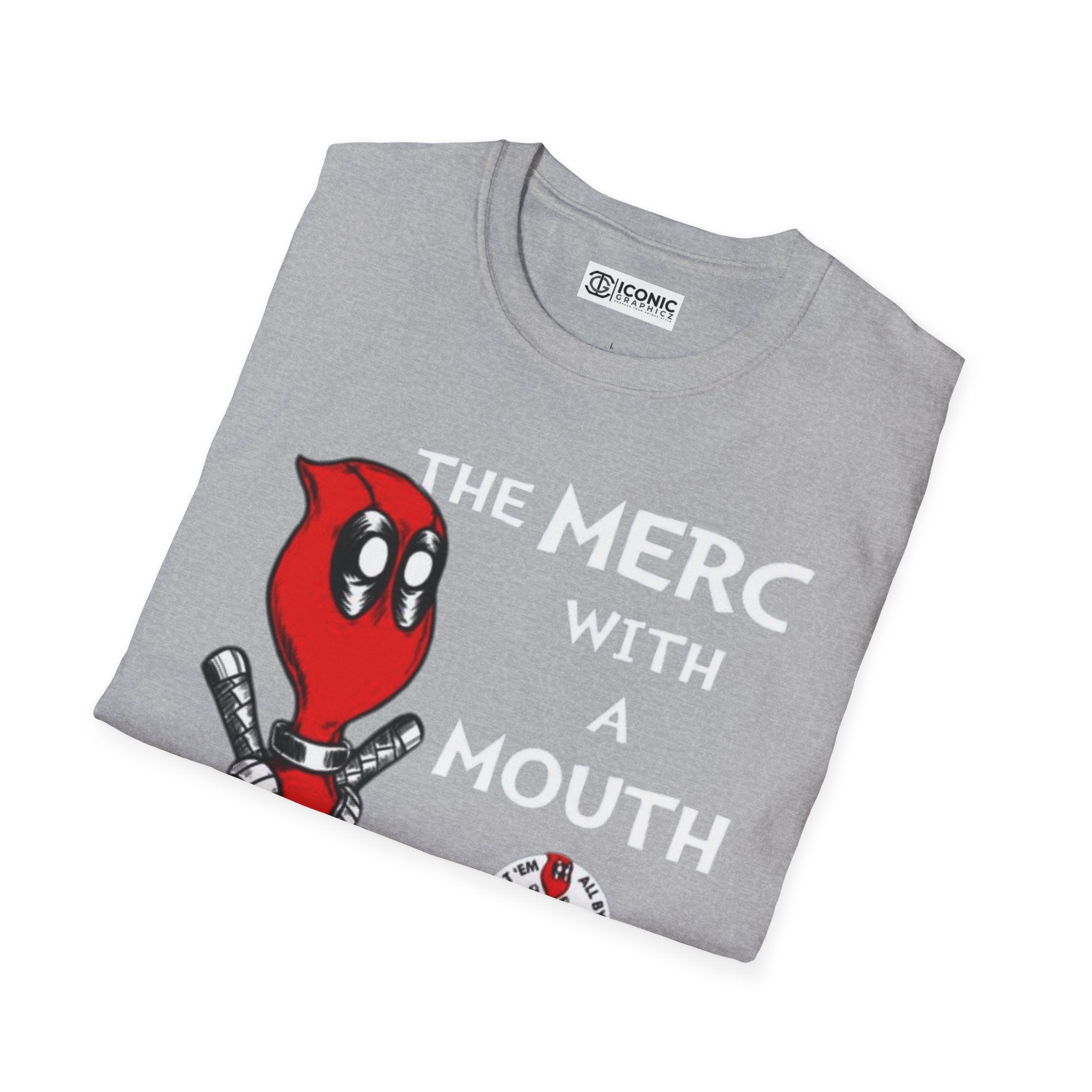 Deadpool Unisex Softstyle T-Shirt - IGZ Clothing 