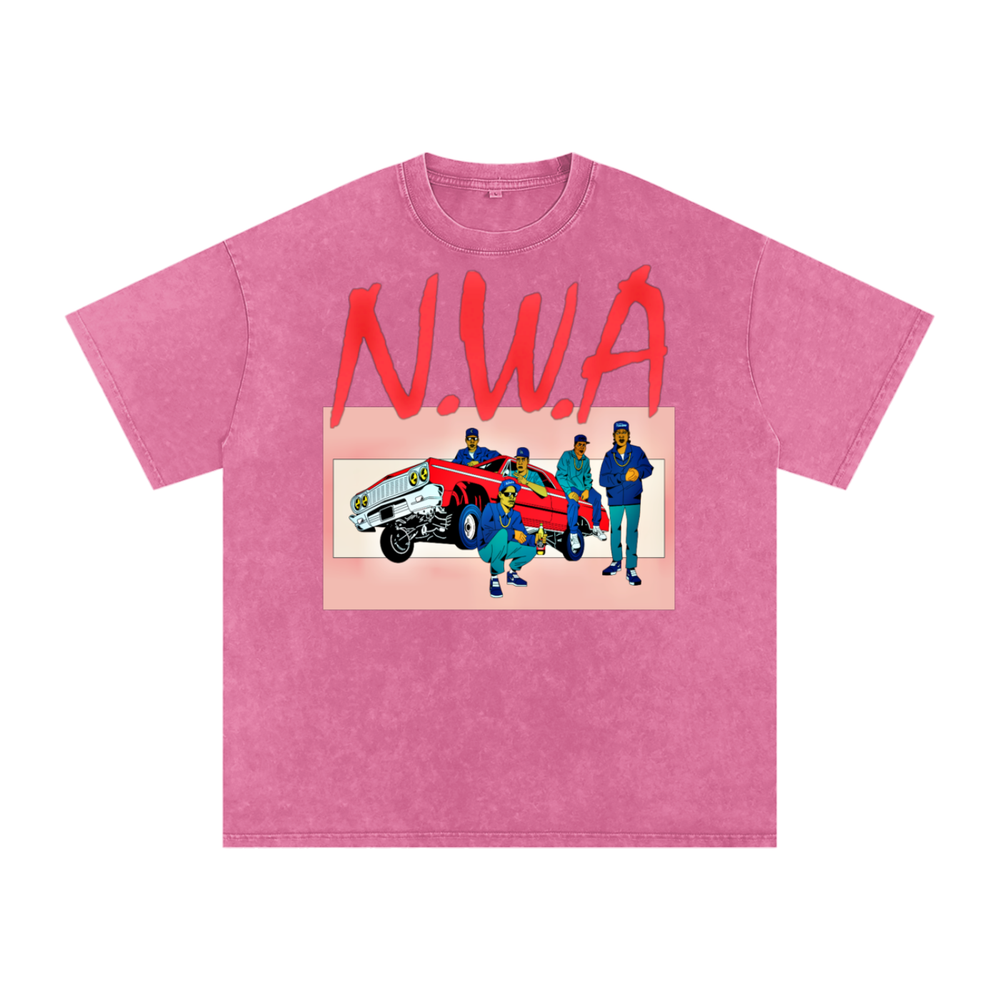 N.W.A Acid Wash Oversize T-Shirt