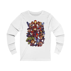 Avengers Unisex Jersey Long Sleeve Tee - IGZ Clothing 