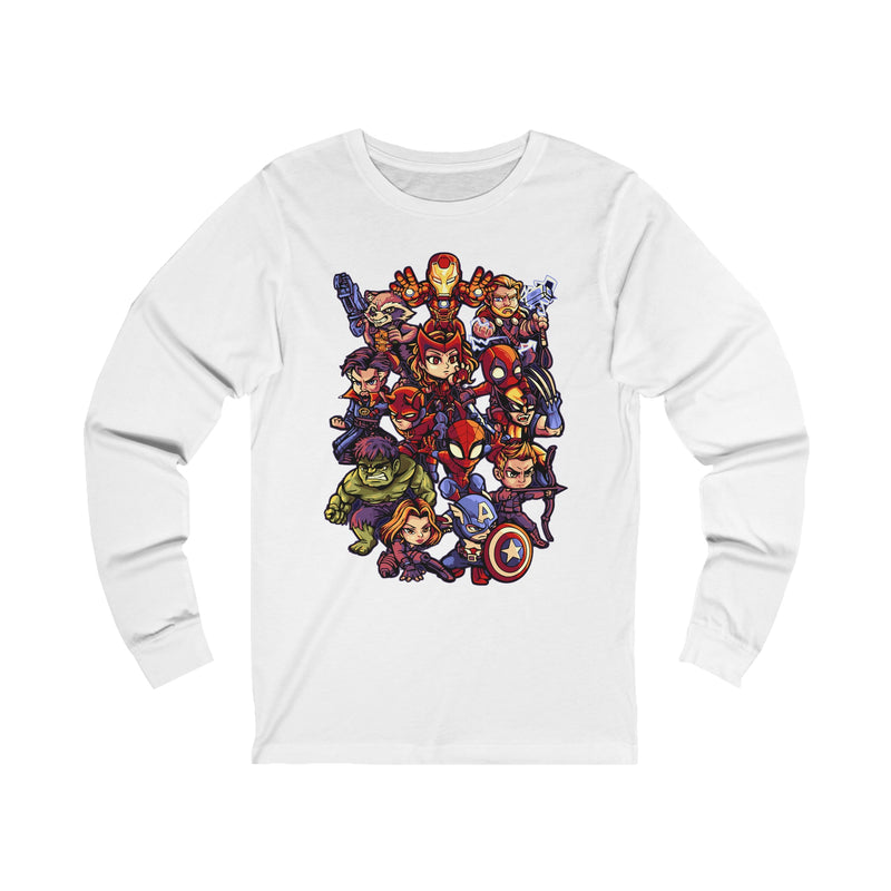 Avengers Unisex Jersey Long Sleeve Tee - IGZ Clothing 