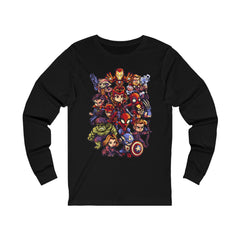 Avengers Unisex Jersey Long Sleeve Tee - IGZ Clothing 