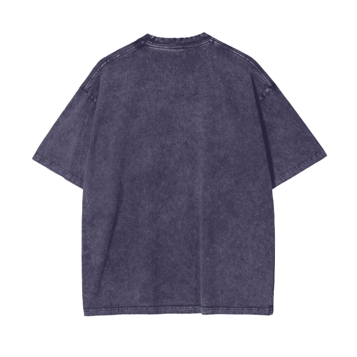 A different world Acid Wash Oversize T-Shirt