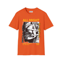 All Might Unisex Softstyle T-Shirt - IGZ Clothing 