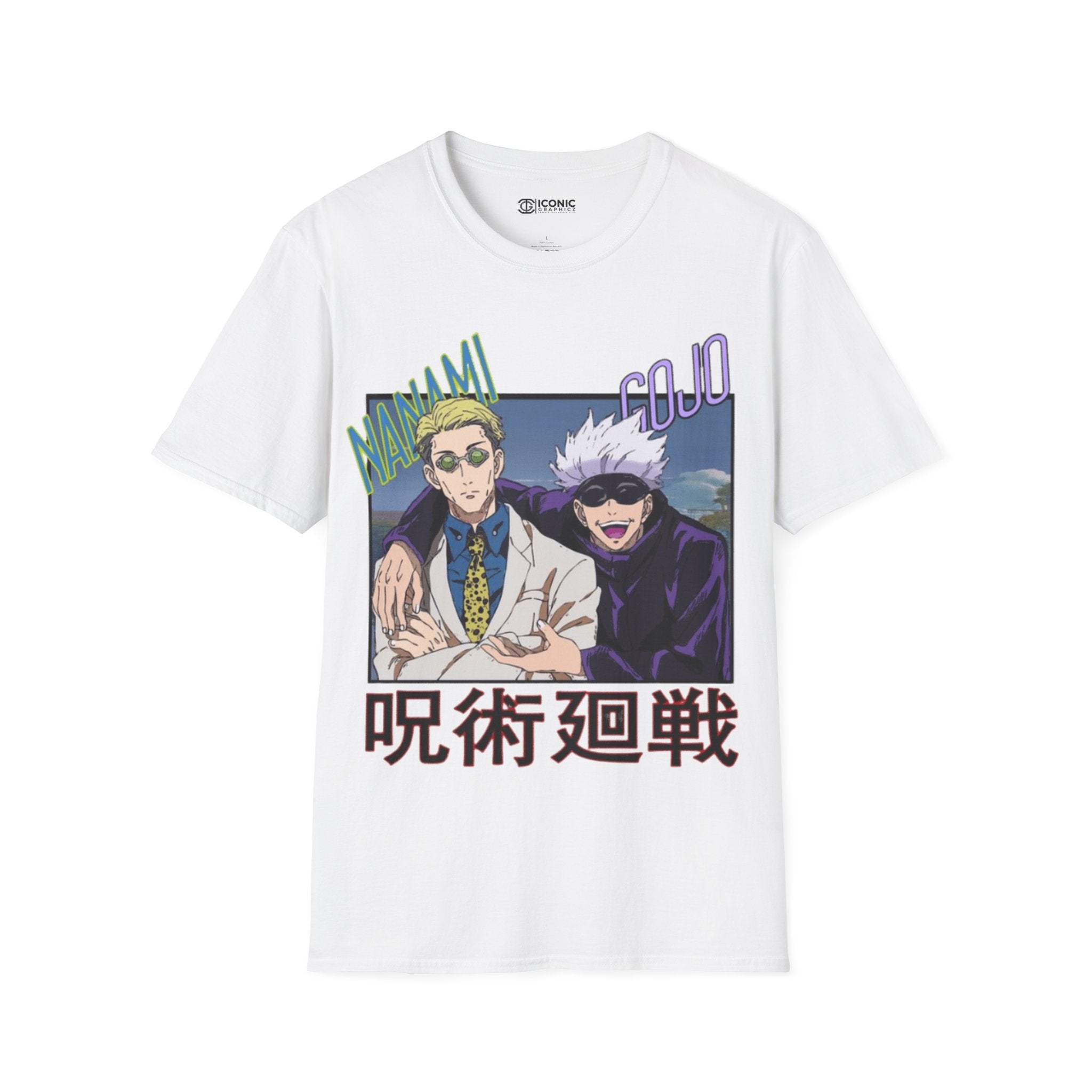 Gojo & Nanami Unisex Softstyle T-Shirt - IGZ Clothing 