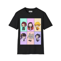 Cute Demon Slayers Unisex Softstyle T-Shirt - IGZ Clothing 