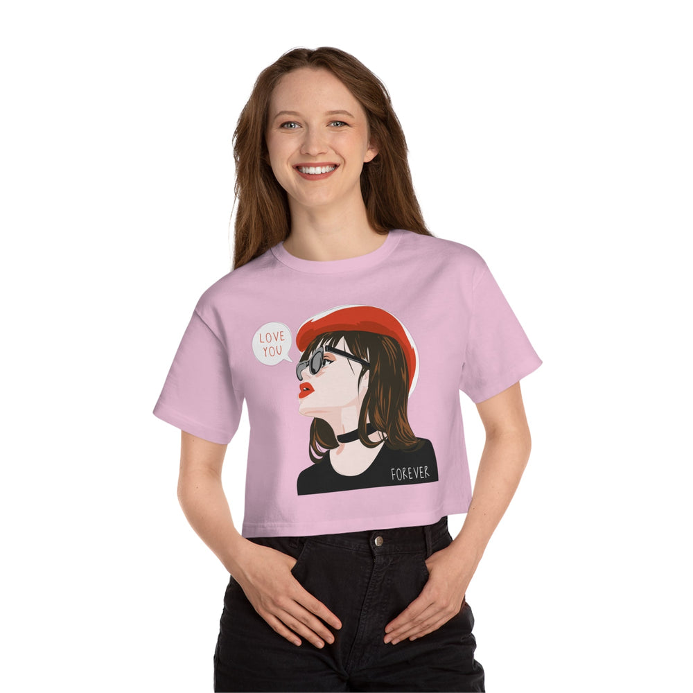 Forever Champion Women's Heritage Cropped T-Shirt Printify