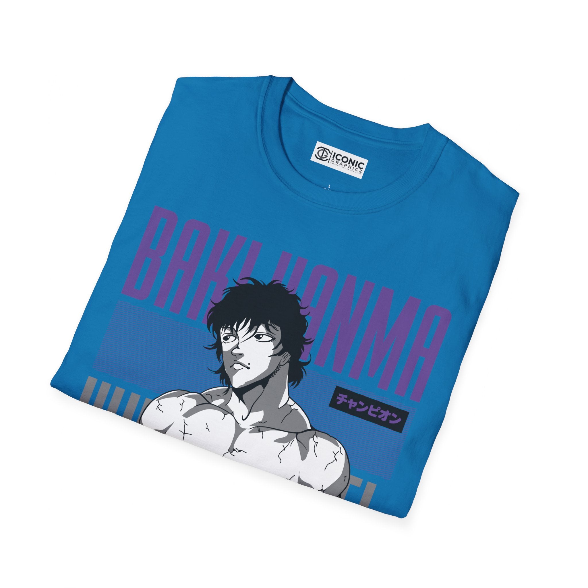 Hanma Baki Unisex Softstyle T-Shirt - IGZ Clothing 