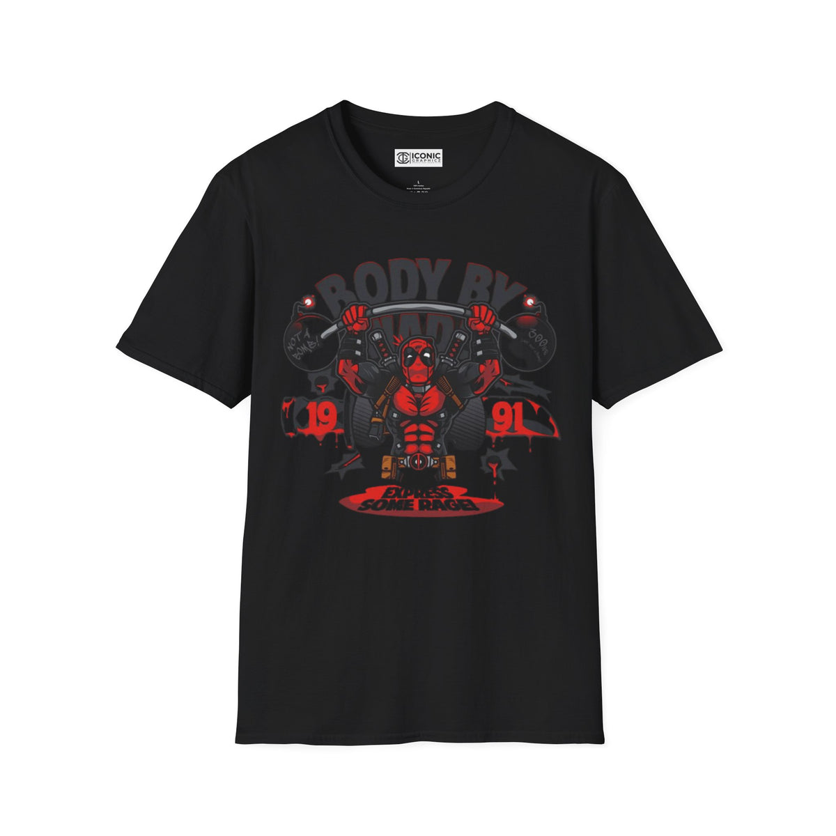 Deadpool Unisex Softstyle T-Shirt - IGZ Clothing 