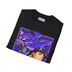 Evangelion unit 01 Unisex Softstyle T-Shirt - IGZ Clothing 