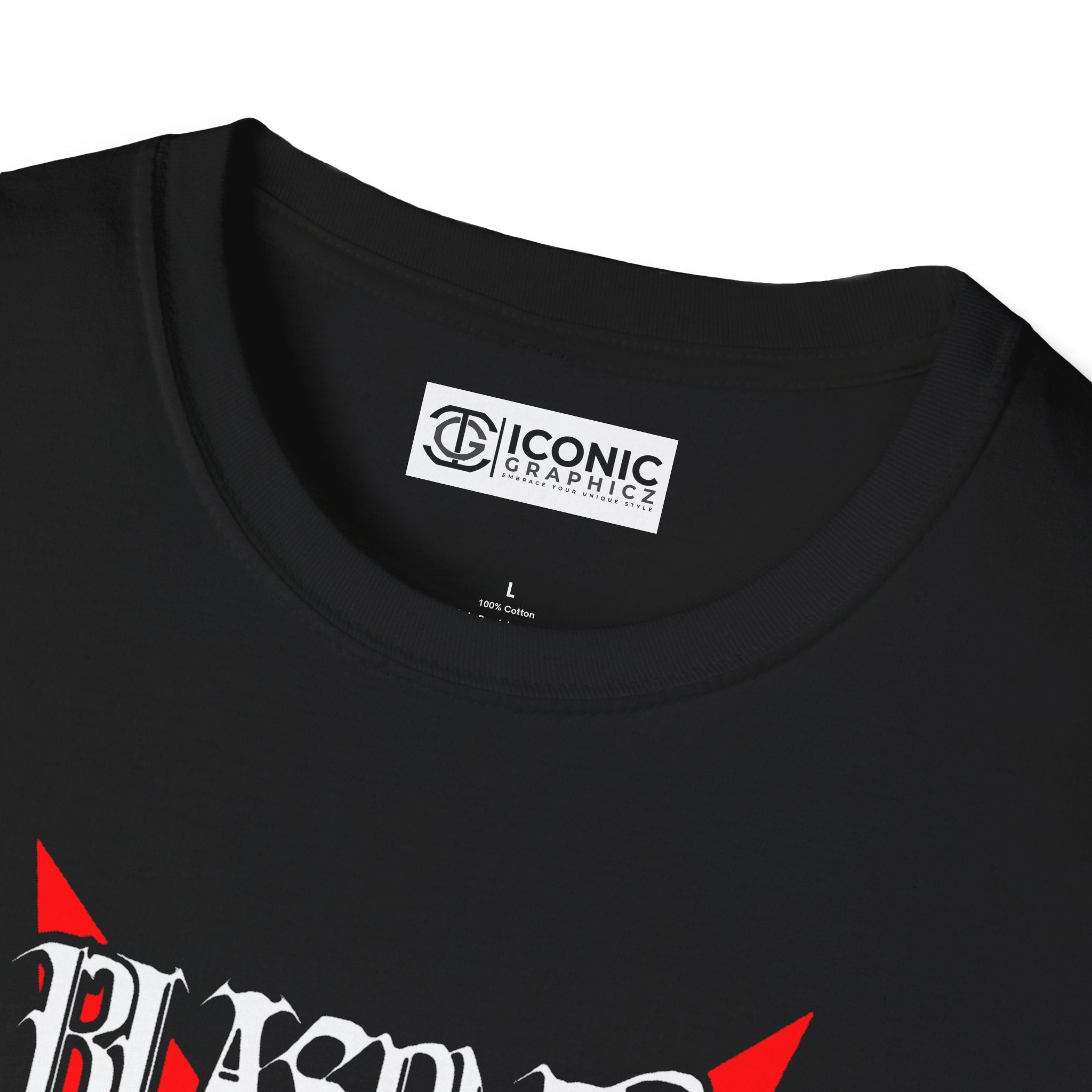 Blaspheme Unisex Softstyle T-Shirt - IGZ Clothing 