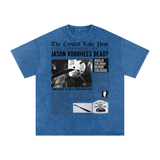 Jason Voorhees Acid Wash Oversize T-Shirt