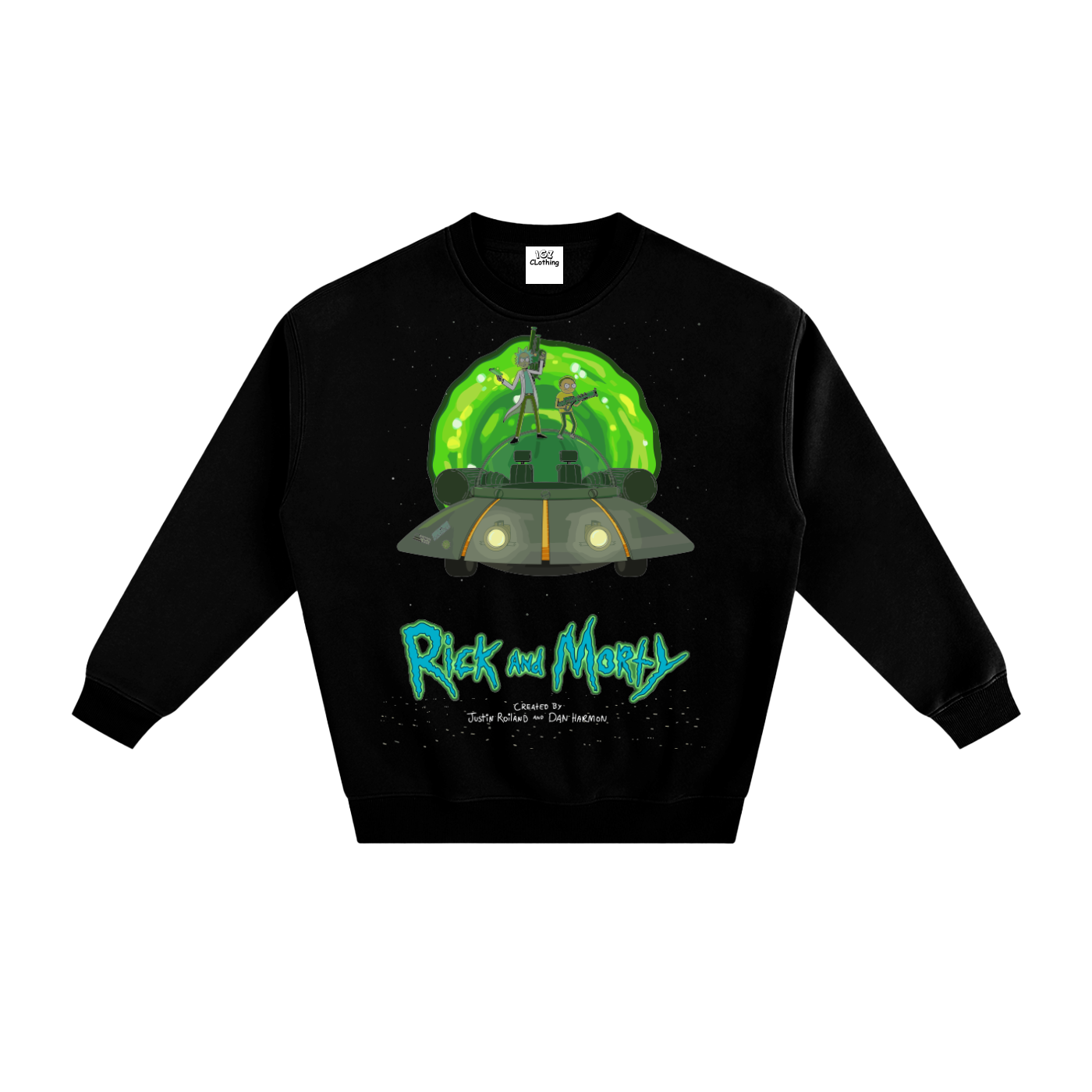 Rick and Morty Fleeced Sweatshirt