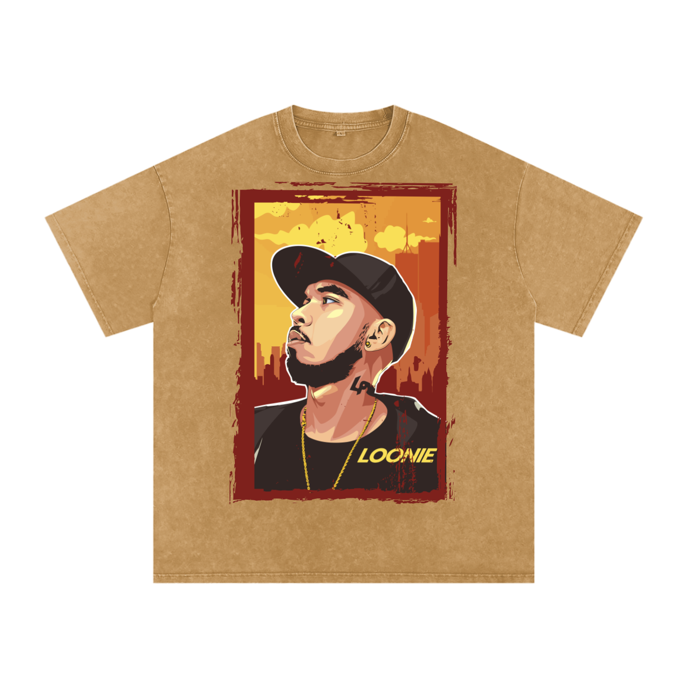 Loonie Acid Wash Oversize T-Shirt