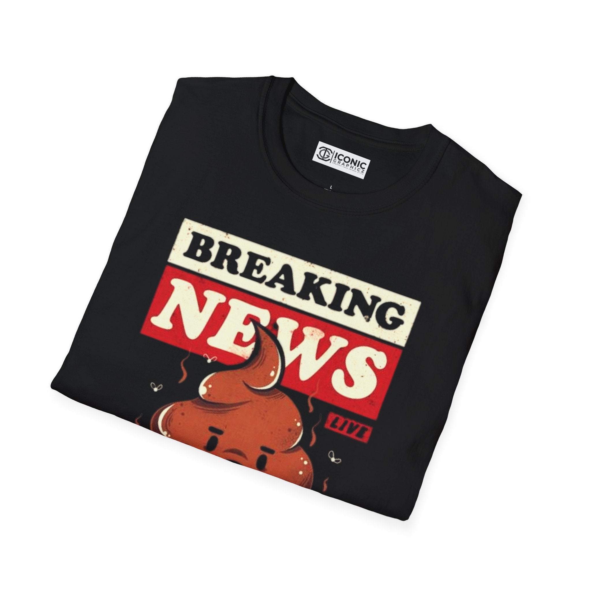 Breaking News Unisex Softstyle T-Shirt - IGZ Clothing 