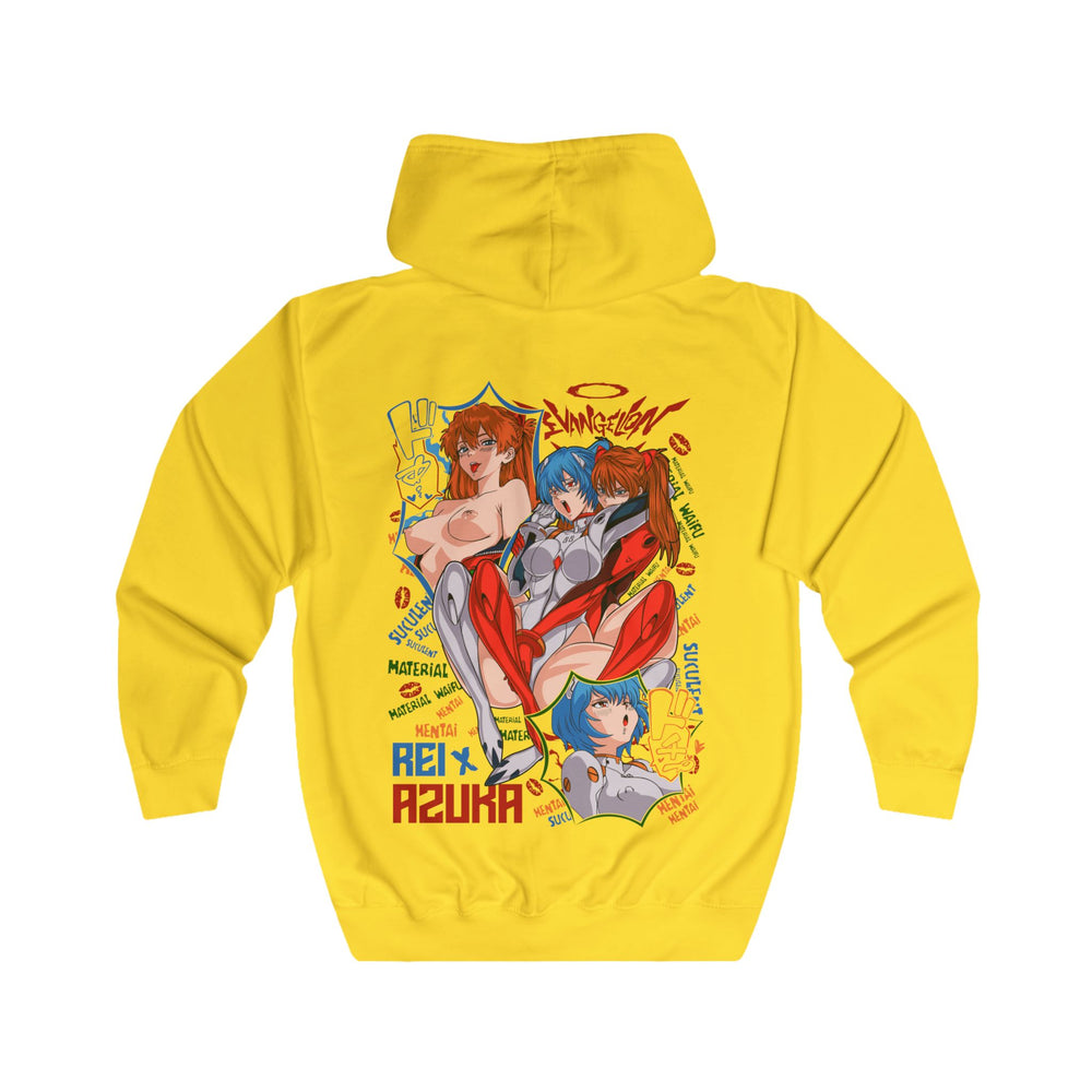 Asuka Evangelion Unisex Full Zip Hoodie