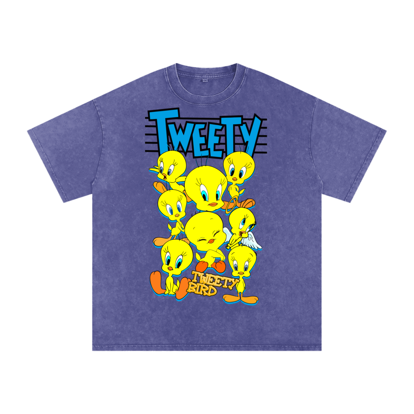 Tweety Acid Wash Oversize T-Shirt