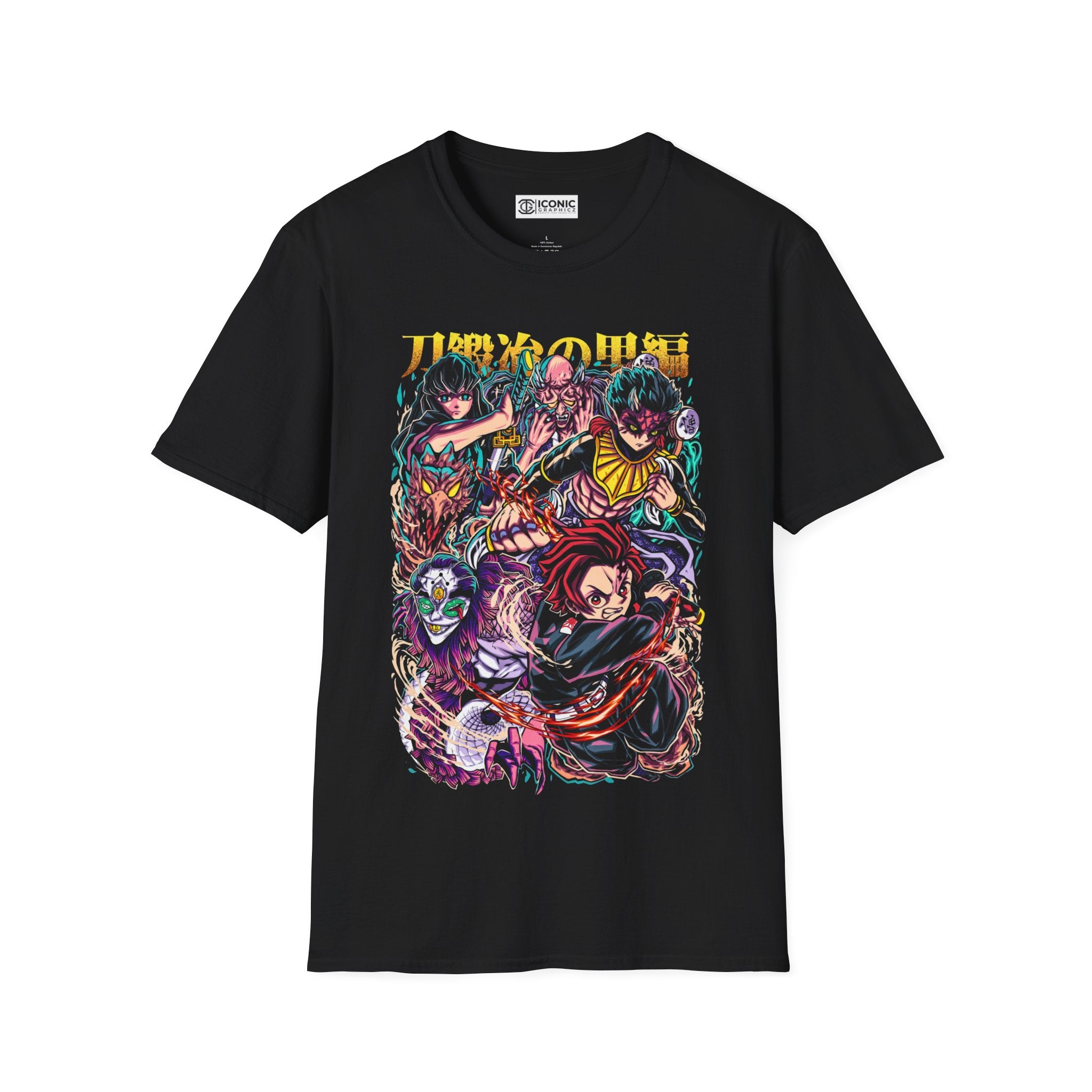 Tanjiro and Muichiro Unisex Softstyle T-Shirt - IGZ Clothing 