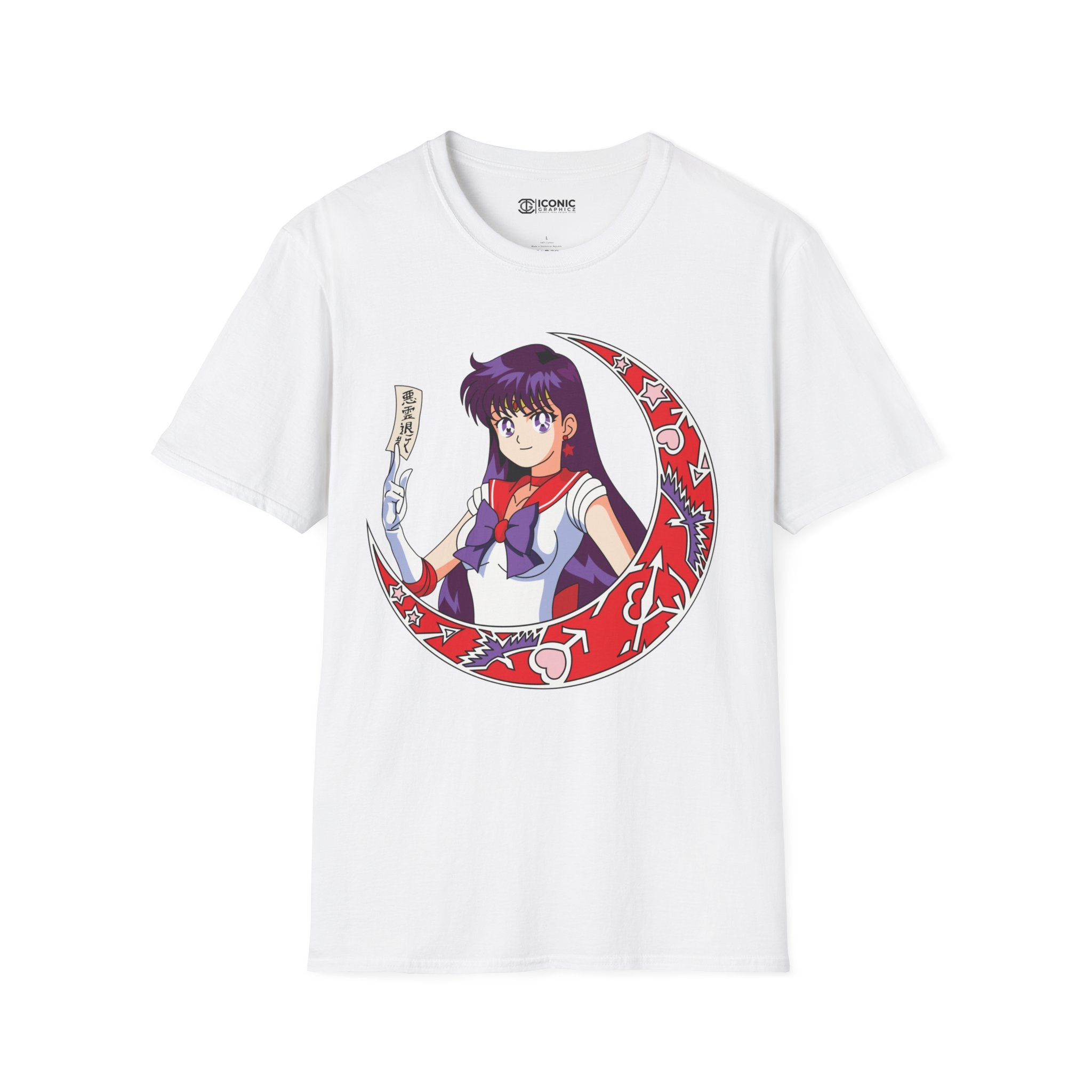 Sailor Mars Unisex Softstyle T-Shirt - IGZ Clothing 