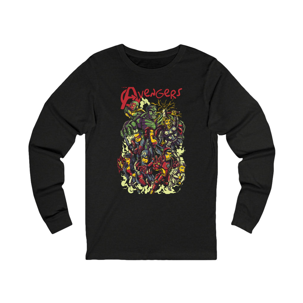 Simpsons Unisex Jersey Long Sleeve Tee - 